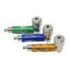 3" Metal pipe with Diamond Cuts - Assorted Colour